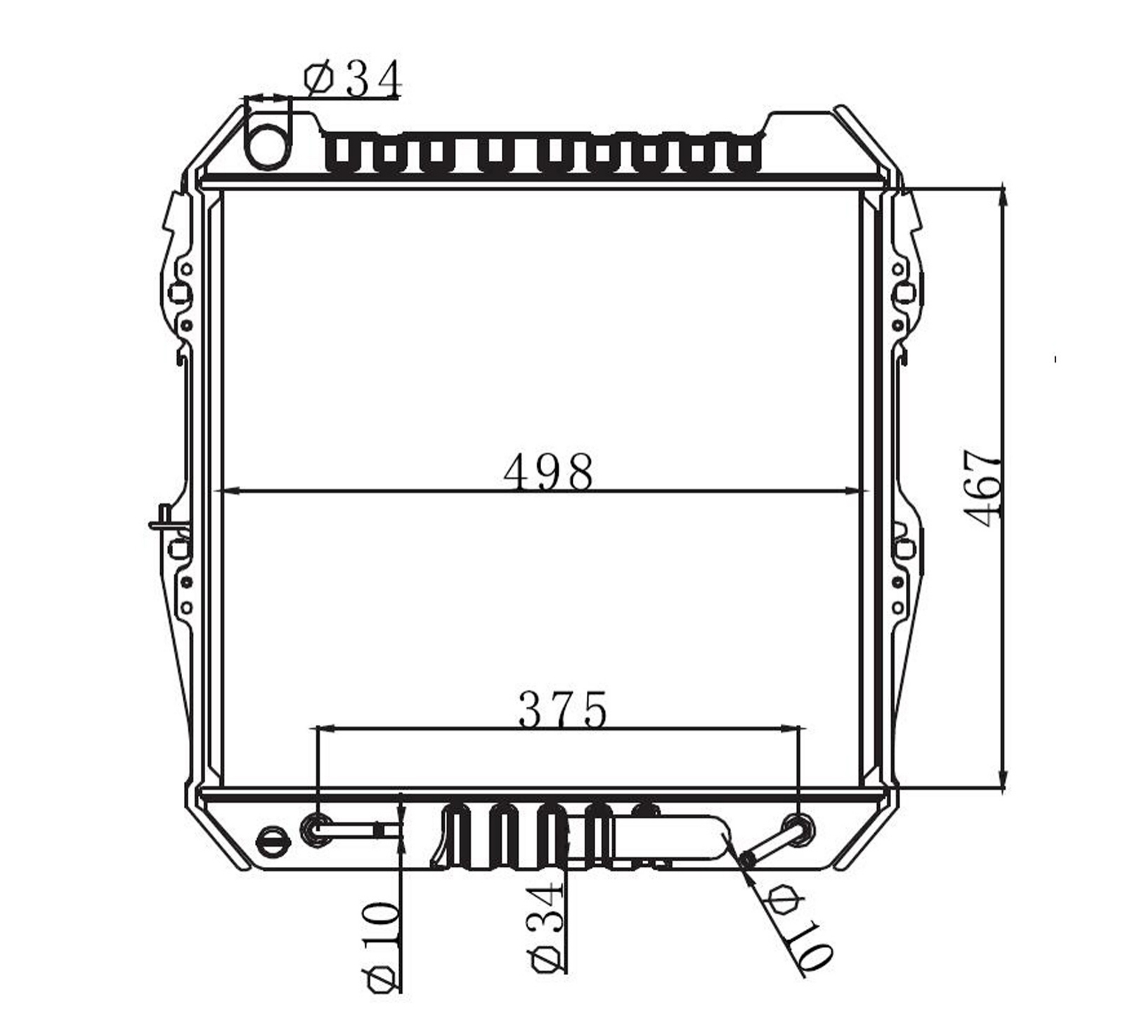 japaradiafornese car radiator