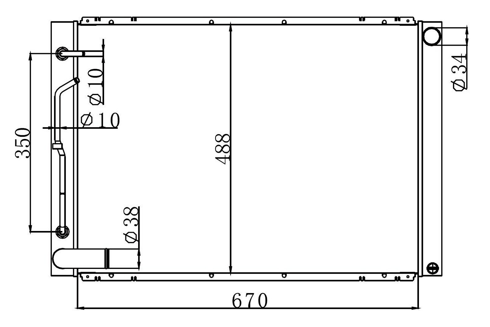accessories for aluminum radiator