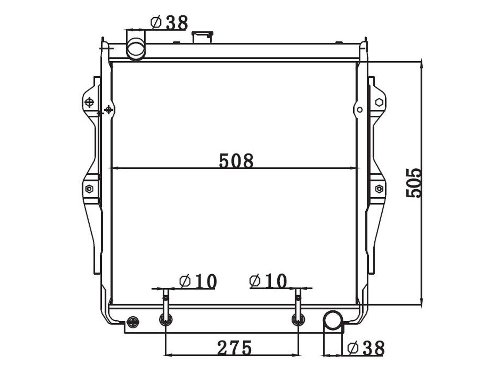 plastic car radiator fans