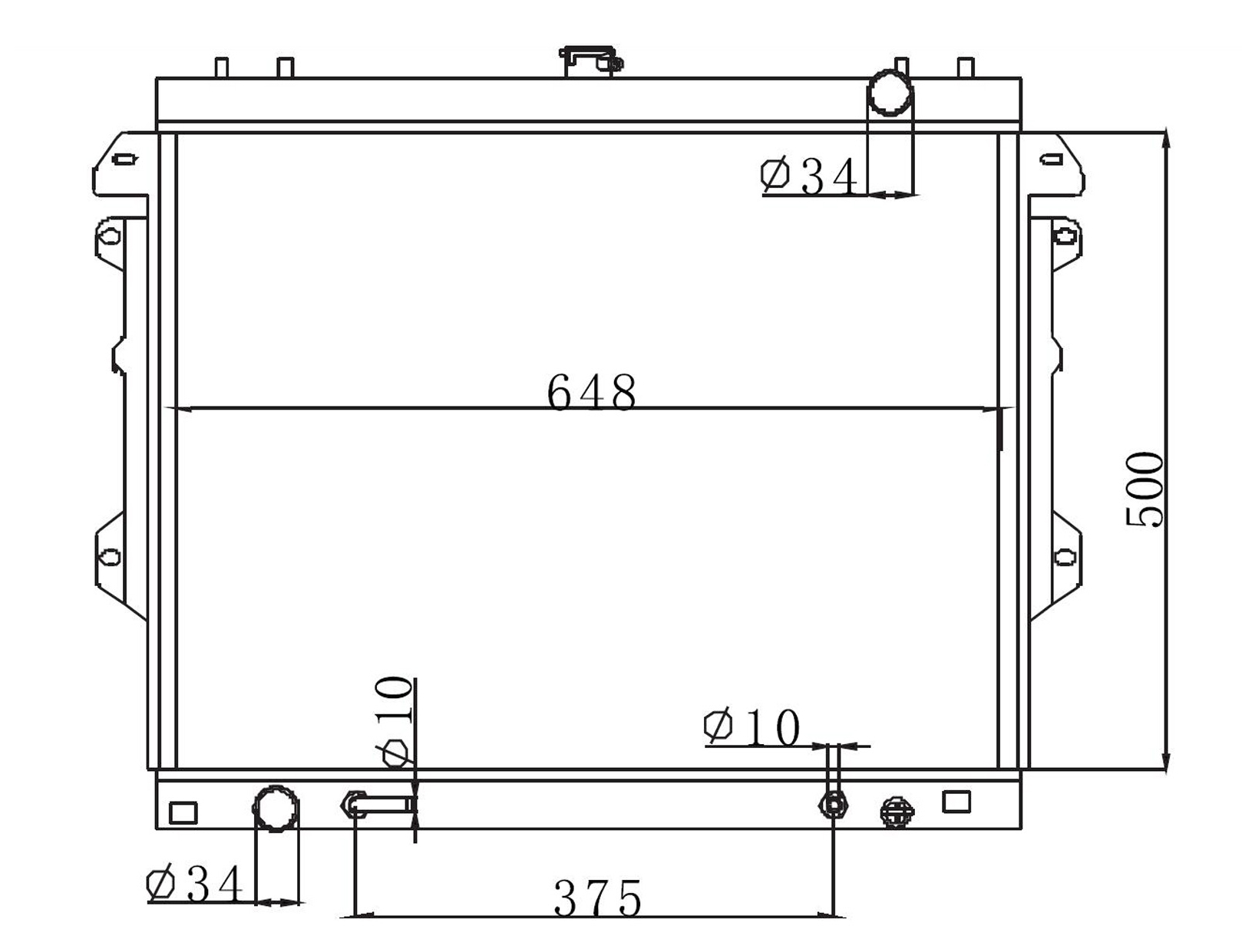 car radiator toyota vitz