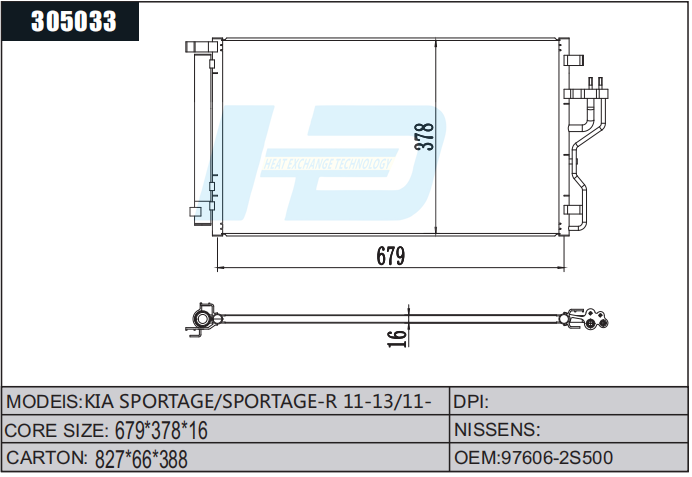 KIA SPORTAGE Car A/C Condenser.png