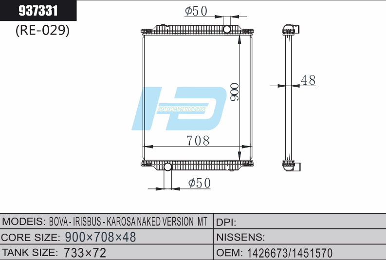 BOVA-IRISBUS car radiator.png