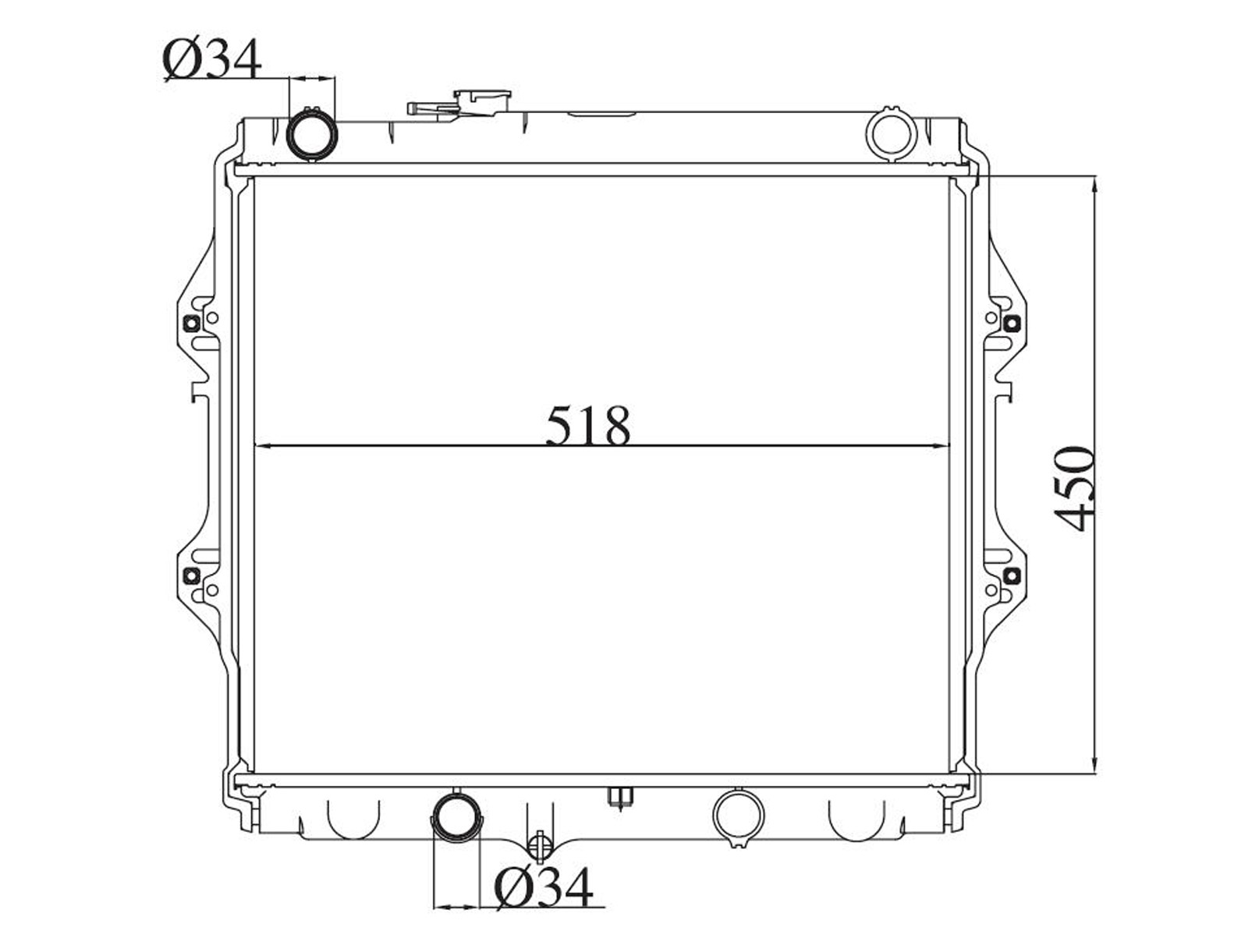 car radiator cooling  silver